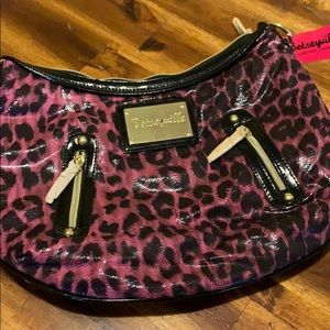 Purple leopard Betseyville handbag with tags